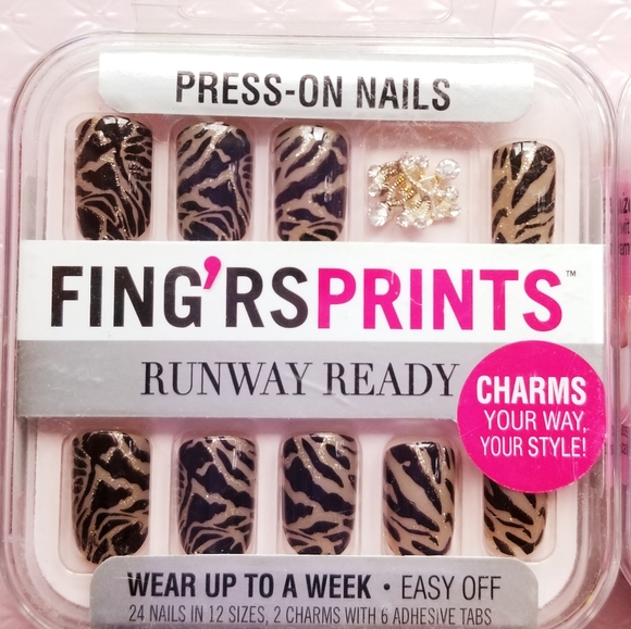 Fing'rs Prints  Press-on Nails 3 packs - Picture 2 of 10